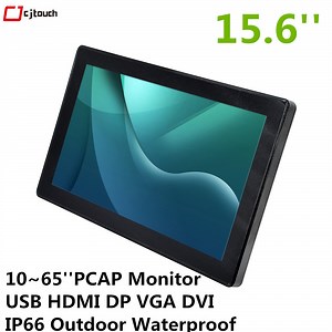 [Hot Item] Computer Touch Monitor 15.6inch Openframe Pcap Touch Screen LED Display IP66 Industrial PC Kiosk Monitor Computer Accessories