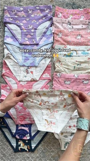 Girls Underwear | Soft Panties for Toddlers & Little Kids 👧✨#FallintoShorts