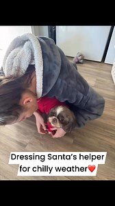 Santas helper gets her costume on! ❤️ | Caroline
