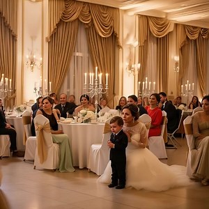 At My Sister’s Wedding Dinner, My Five-Year-Old Suddenly Gripped My Hand and Whispered We Had to Leave—When He Told Me to Look Beneath the Table, I Did… and Went Completely Still That evening was never meant to be about me. My sister, Rose Bennett, was radiant—lace cascading down her gown, joy lighting her face brighter than the crystal chandeliers above us. The reception hall shimmered with laughter. Champagne bubbled. White roses perfumed the air until it felt almost unreal. I sat quietly at o