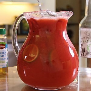 Strawberry Margarita Punch Cocktail Recipe
