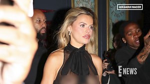 Brooks Nader Frees the Nipple in Sheer Top While Out in Paris