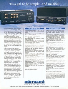 Audio Research LS7 Line Stage Tube Preamplifier