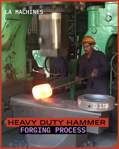 Dangerous Biggest Heavy Duty Hammer Forging Process, Fastest Hydraulic Steel Forging Machine | Genius Cars