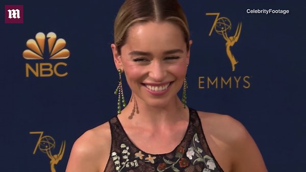 Emmy Awards 2018: Emilia Clarke goes braless in  revealing lace gown