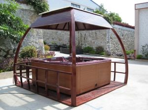 [Hot Item] Garden Used Outdoor Hot Tub SPA Cheap Grill Gazebos for Sale (SR881)