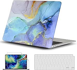 Case Compatible with MacBook Air 13 inch Case, RKINC 2022, 2021-2018 Release A2337 M1 A2179 A1932 Retina Display Touch ID, Plastic Hard Shell & Keyboard Cover & Screen Protector (Graphic12)