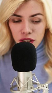 Young Woman Recording Asmr Sounds On Stock Footage Video (100% Royalty-free) 3476096707 | Shutterstock