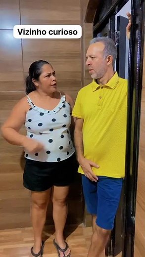 A vizinha curiosa 😂 #humor #casal