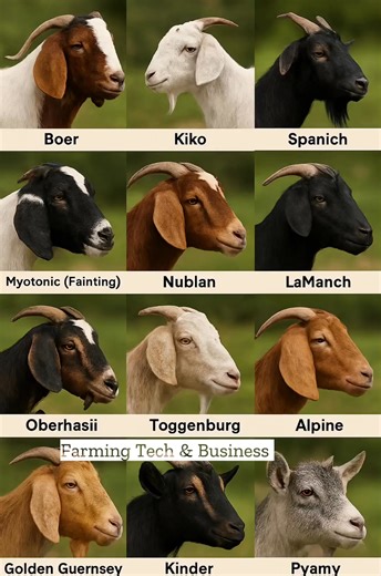 2.3K views · 27 reactions | Goat Breeds #MeatGoats #milkgoats #dualpurposegoats | Farming Tech& Business | Facebook