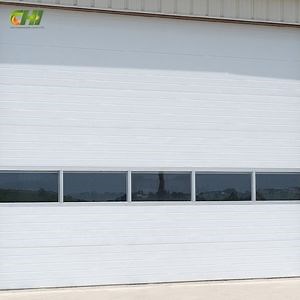 [Hot Item] Heavy Duty Commercial Supermarket Bifold Overhead Sectional Doors Windproof Automatic Roller Shutter Industrial Door
