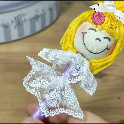 Wow, I can't believe I made this fancy pen | Knitting Fashion