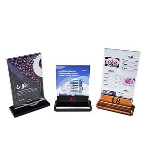 [Hot Item] Wholesale Table Name Card Holder Restaurant Tabletop Stand Menu Holder