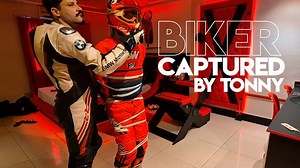 Tonny Biker captured your biker friend in a motel room! (720p) Gay Bondage - Gay Domination - Handcuffs - Biker Gear - Leather - Biker Fetish - Helmet -Boots - BDSM | Clips4sale