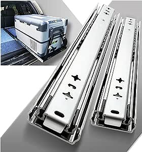Heavy Duty Drawer Slides Full Extension Runners 12 14 16 18 20 22 24 26 28 30 32 34 36 38 40 Inch Side Mount Rails for Drawer Capacity 229 lb 1 Pair