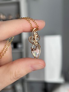Pink Matrix Mini Opal in 14k Goldfill, Matrix Opal Jewelry, Natural Rainbow Opal, Mexican Matrix Opal Pendant, 14k Gold Filled Necklace - Etsy Canada