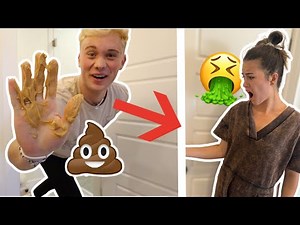 wiping POOP on wife PRANK | Alyssa & Dallin