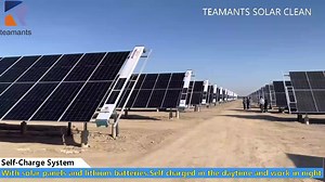 PV Photovoltaic Module Cleaner System Solar Panel Cleaning Robot Automatic Brush Solar Panel Cleaning Machine