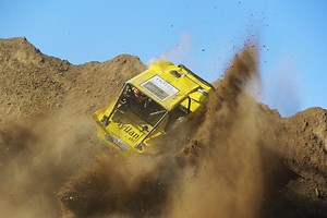 2.2K views · 78 reactions | Guest appearance at 508INTL!!! Icelandic Formula Offroad Racer Gulli on Galdragulur rippin it up on our loom piles in "Magic Yellow" (406, 660 Hp Chevy engine, 350 transmission and Jeepster frame). | 508 Intl | Facebook