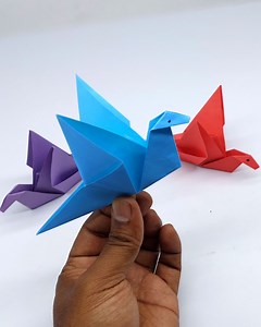 20K views · 166 reactions | Beautiful bird making very easy instruction step by step at home - Wonderful animal toy making Ideas #birds #toy #diy | Origami Art & Crafts | Facebook
