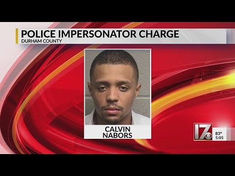 Deputy spots fake cop pulling over woman in Durham