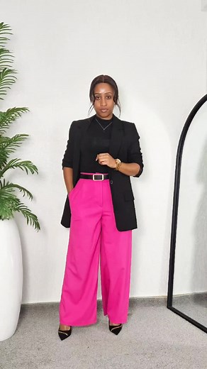 How to Style Pink Pants for Office Wear