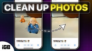 iOS 18: How to Remove Objects from Photos with Clean Up tool  Watch Now  #ios18 #cleanup #iphone | iGeeksBlog | Facebook