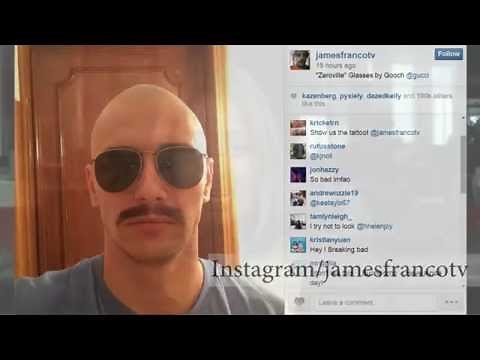 James Franco shows off his hardcore new look on Instagram