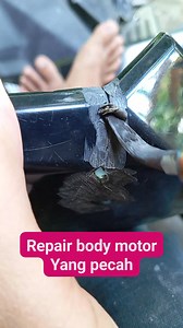 Repair body motor yang pecah #reel #fyp #repair | يوتان سافو