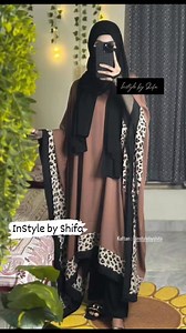 Tiger border kaftan | InStyle by Shifa