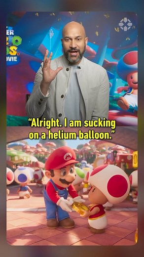 “Alright. I am sucking on a helium balloon.” -Keegan-Michael Key #supermariomovie #toad #keeganmichaelkey #mario #movie #nintendo #movies #helium #voice #vo #actor #voiceacting #voiceactor #gaming #keyandpeele | IGN