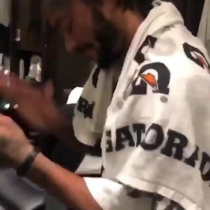 Minnesota Timberwolves locker room celebration for Derrick Rose! | Basketball Forever