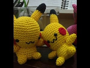 amigurumi Pikachu- passo a passo em croche