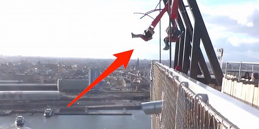 Europe's highest swing teeters you over the edge of an Amsterdam skyscraper