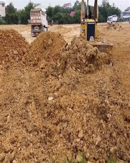 3.9K views · 53 reactions | Super Bulldozer in Action: Fastest Soil Backfilling Ever Recorded! | Chocolate | Facebook