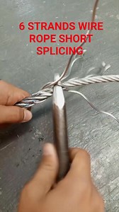 Paano magsplice ng 6 Strands Wire Rope, Short Splicing Method. #fyp #viewers #reelsvideo #highlights #reelsfyp #followers #SEAMAN #fblifestyle #TeamHilas #education Part 20 | Crisostomo Bilaro