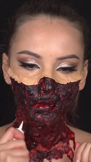 Zombie Bride! This took SOOO LONG to make😱😱 YES or NO #foryourpage #foryou #tutorial #makeup #makeuptutorial #zombie