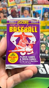 1991 Score Baseball Series 2 Pack #junkwaxsal #hotgarbage #junkwax #91score #91scorebaseball #baseball #baseballcards #packopening #sportscards #mlb #foryou | Junk Wax Sal