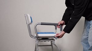 Sliding Shower Chair with 360° Swivel Seat, Adjustable Height Transfer Bench for Bathtub, Shower Chair for Elderly and Disabled with Pivoting Arms for Safety Bathing,330lbs