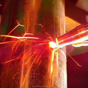 laser welding sanitary pipe #laserwelding #weldingcreativeandcrafts | Welding Creative & Crafts