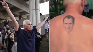 Roger Stone's tattoo of former President Richard Nixon goes viral