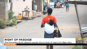 Shai Osudoku chiefs debunk reports there's lack of virgins for Dipo rites. #AdomNews | Adom TV