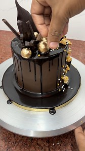 428K views · 2.5K reactions | Satisfying chocolate truffle cake design recipe | chocolate truffle cake | eggless chocolate cake #viral #trending #viralvideo #trending #cakerecipe #chocolatetrufflecake #trendingvideo #cakedecoratingideas | roshan_cake_chef | Facebook