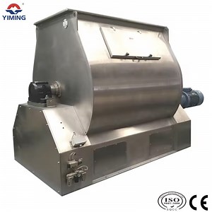 [Hot Item] Animal Premix Feed Additive Stainless Steel Single Shaft Paddle Mixer