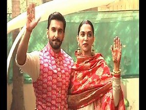 Deepika Padukone and Ranveer Singh return home as man and wife