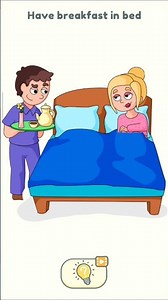 Dop 2 ( Delete One Part ) Have Breakfast In Bed #game #dop2 #short #viral #ytshort