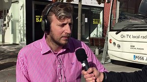 ‪Local ex-soldier Richard French met us in #Camberley on the #BigBusTour and told @DannyPike how he came to be blown up in Afghanistan. ‬ | BBC Surrey