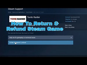 How To Return Steam Game | steam game kaise return karen