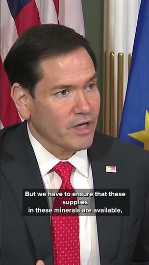 Rubio and EU’s Šefčovič sign critical minerals partnership at State Department