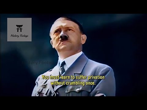 Hitler's Address to German Youth, Sept 8 1934 Speech (ENHANCED AND A.I. COLORIZED)